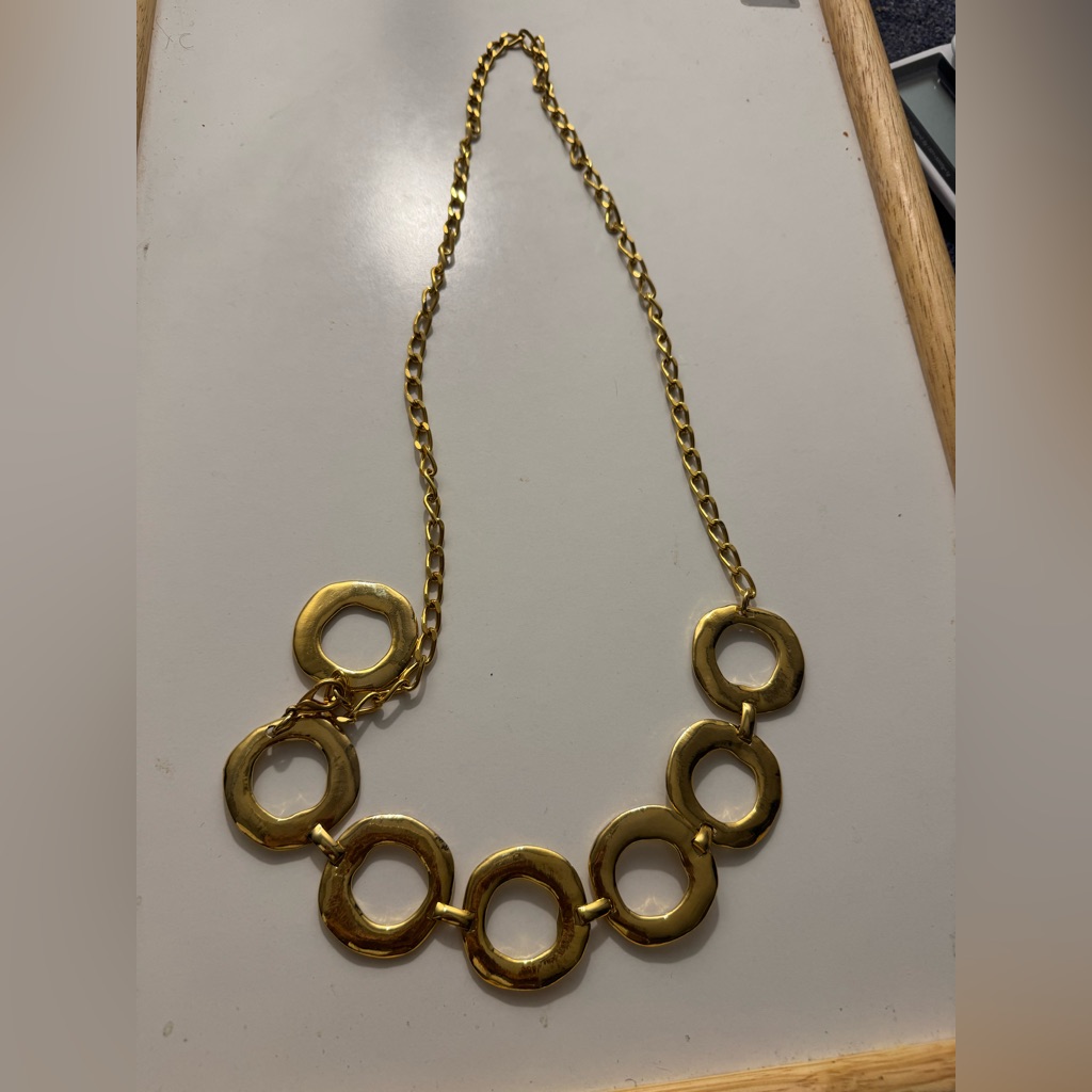 Vintage Harwill Ny Gold Toned Link Belt